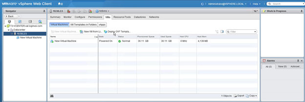 Как создать ova файл vmware