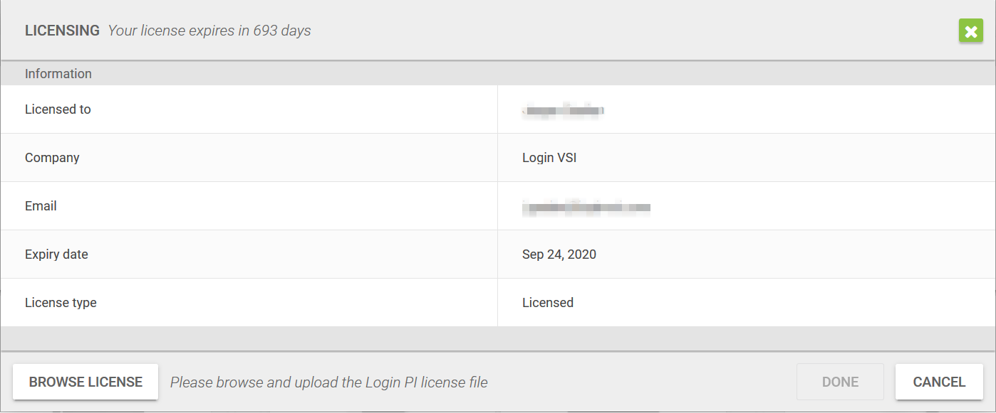License – Login VSI