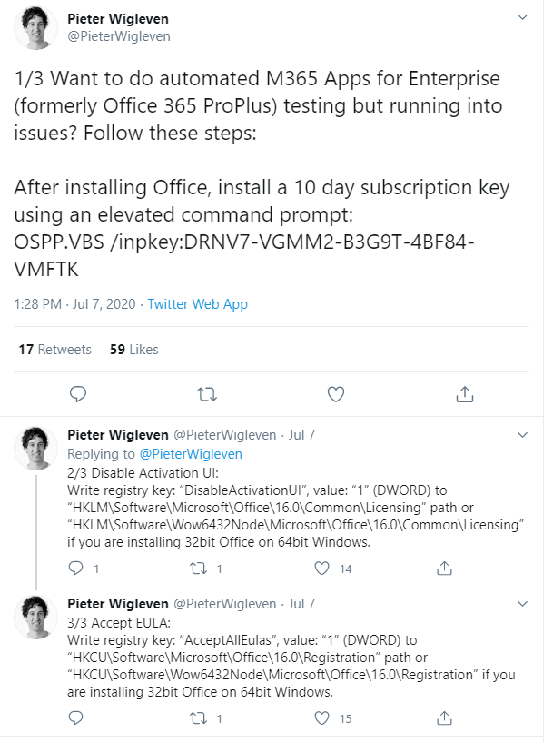 Office 365 activation instructions from Microsoft – Login VSI